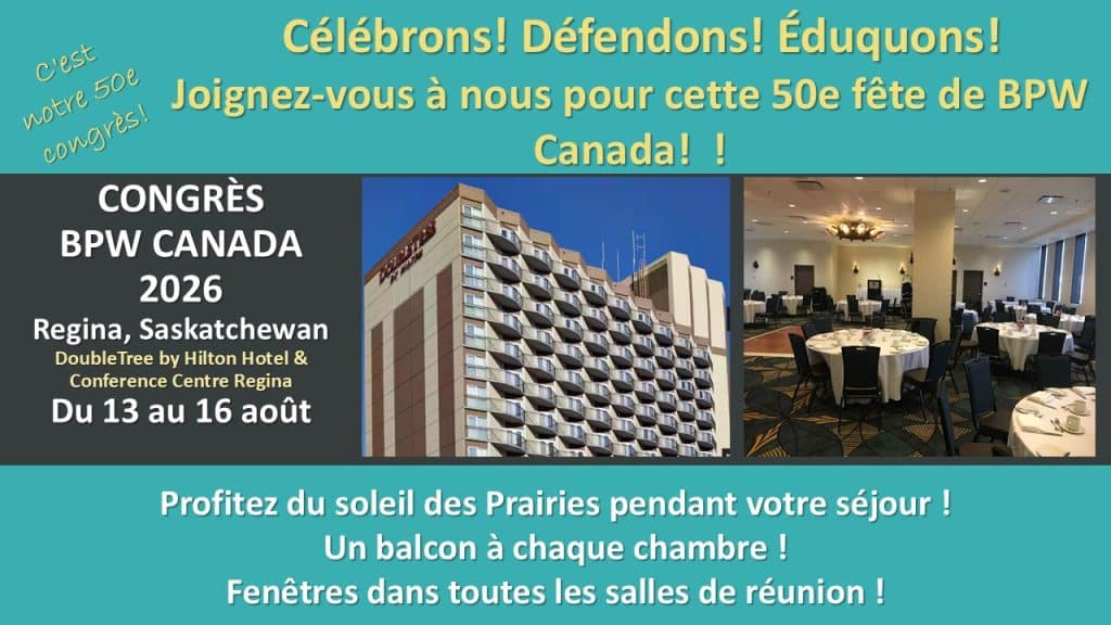 BPW CANADA Convention 2026 FR