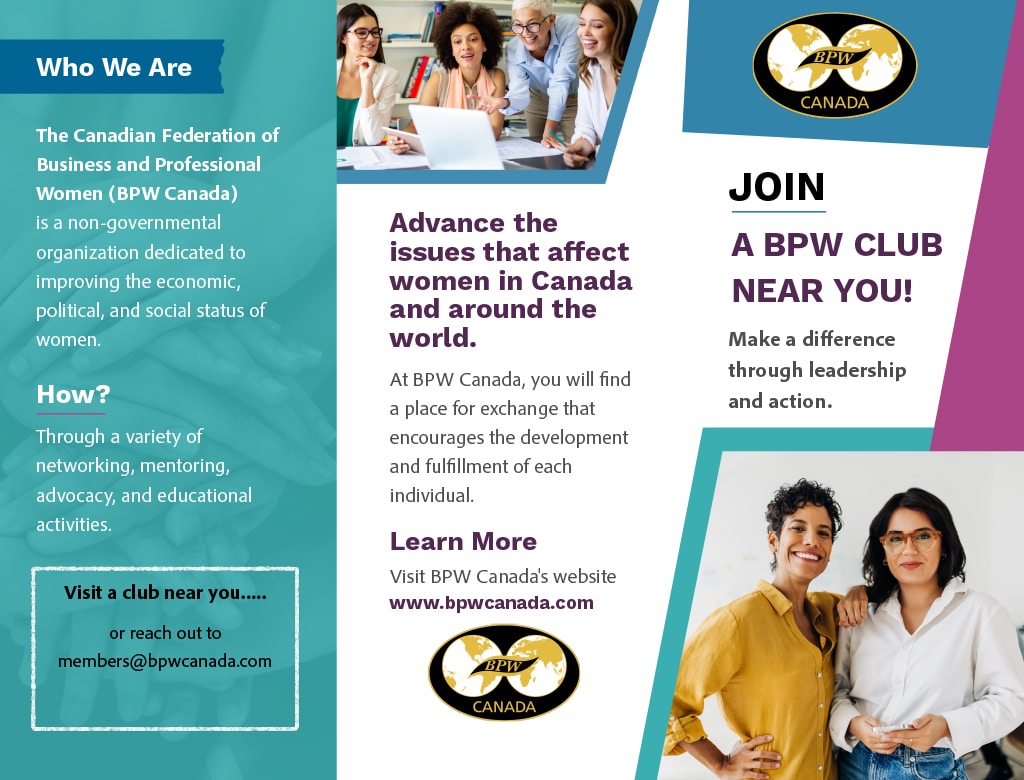 BPW Canada Membership Brochure